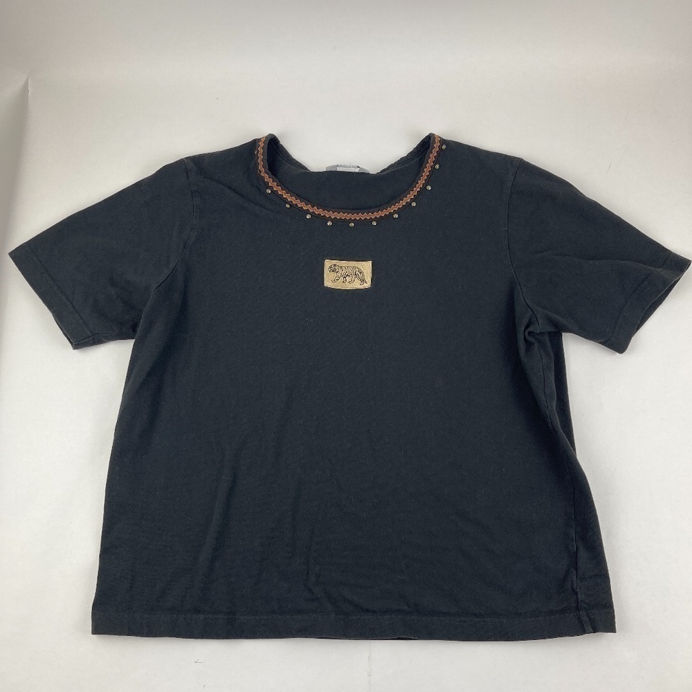 Stonebridge Tshirt Womens Black Tiger Short Sleeve